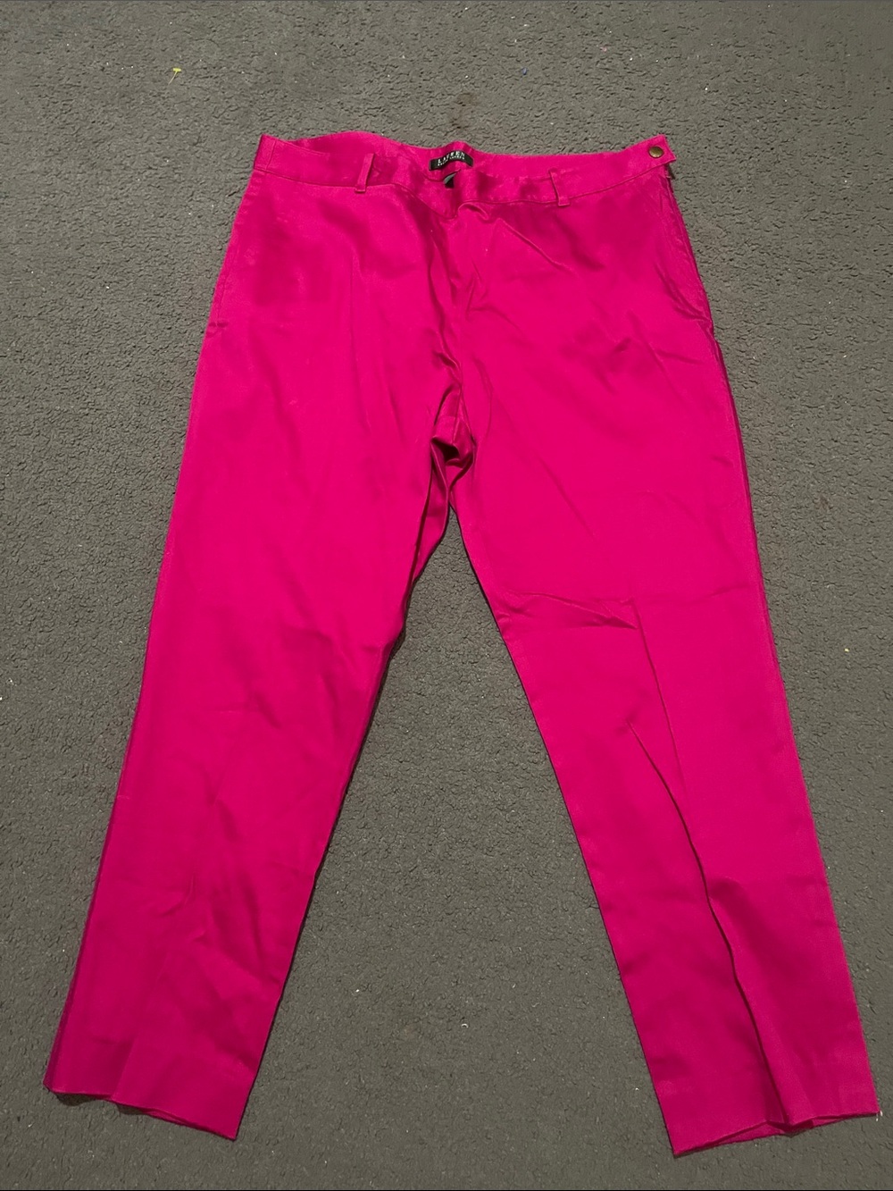 Lauren Ralph Lauren Men's Fuchsia Chinos